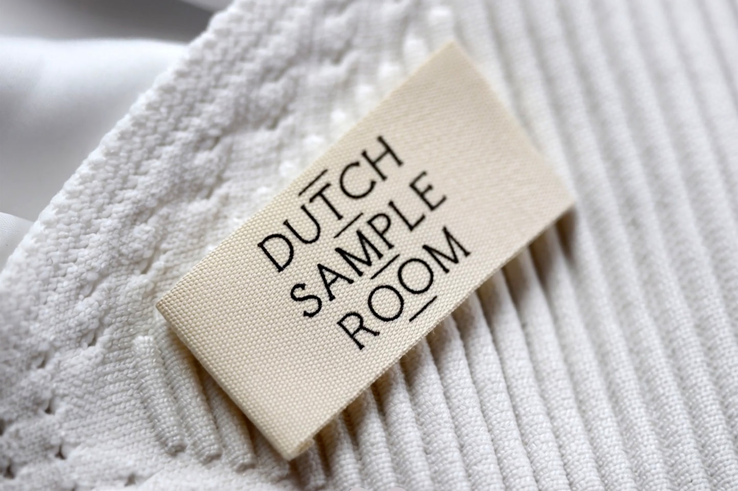 Étiquettes pour vêtements en coton naturel - Smallabel