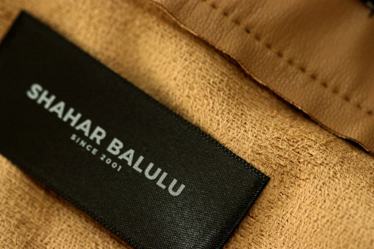 Black Printed Satin Labels-smallabel