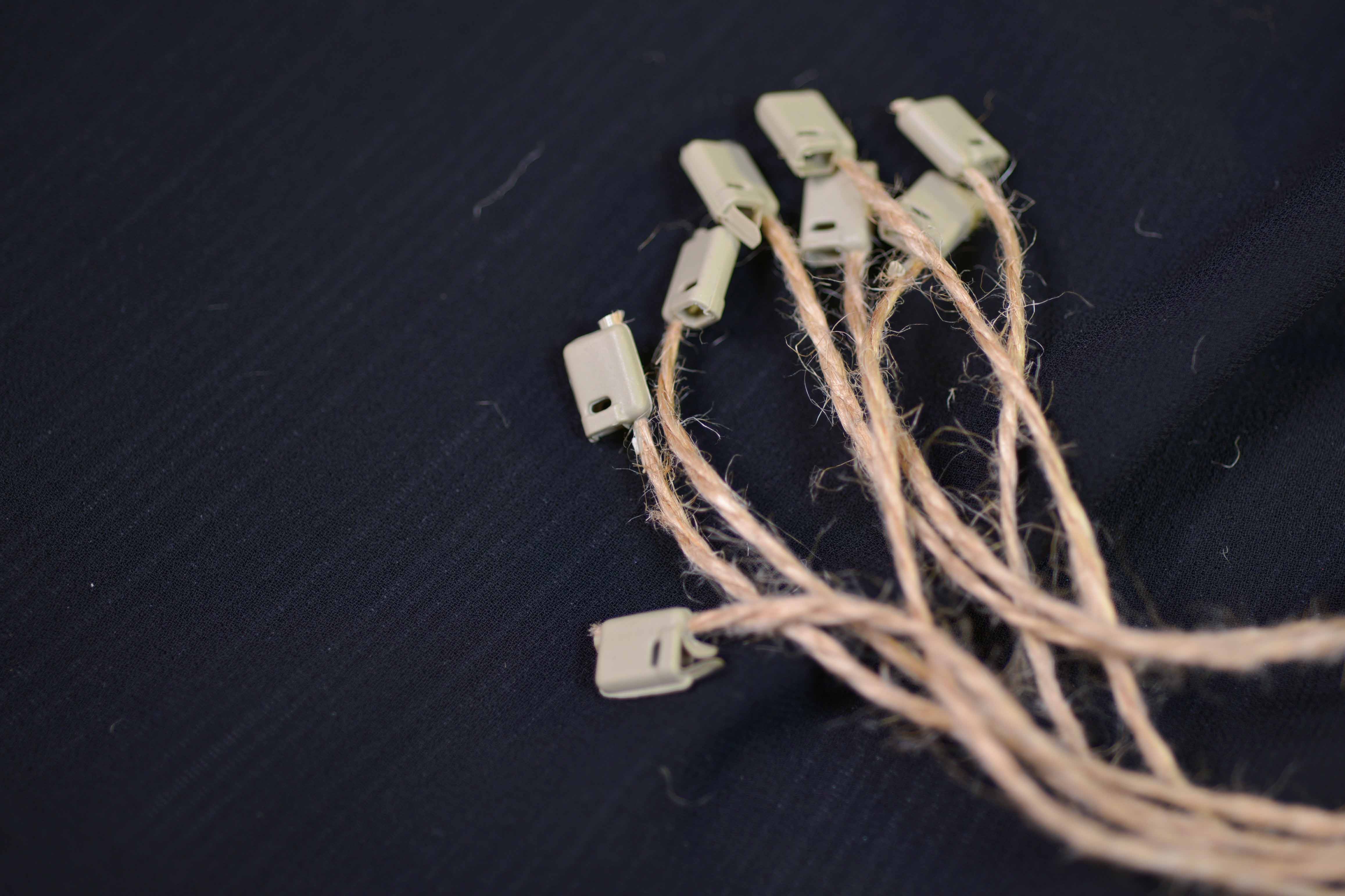 Lacets naturels pour étiquette à suspendre-smallabel