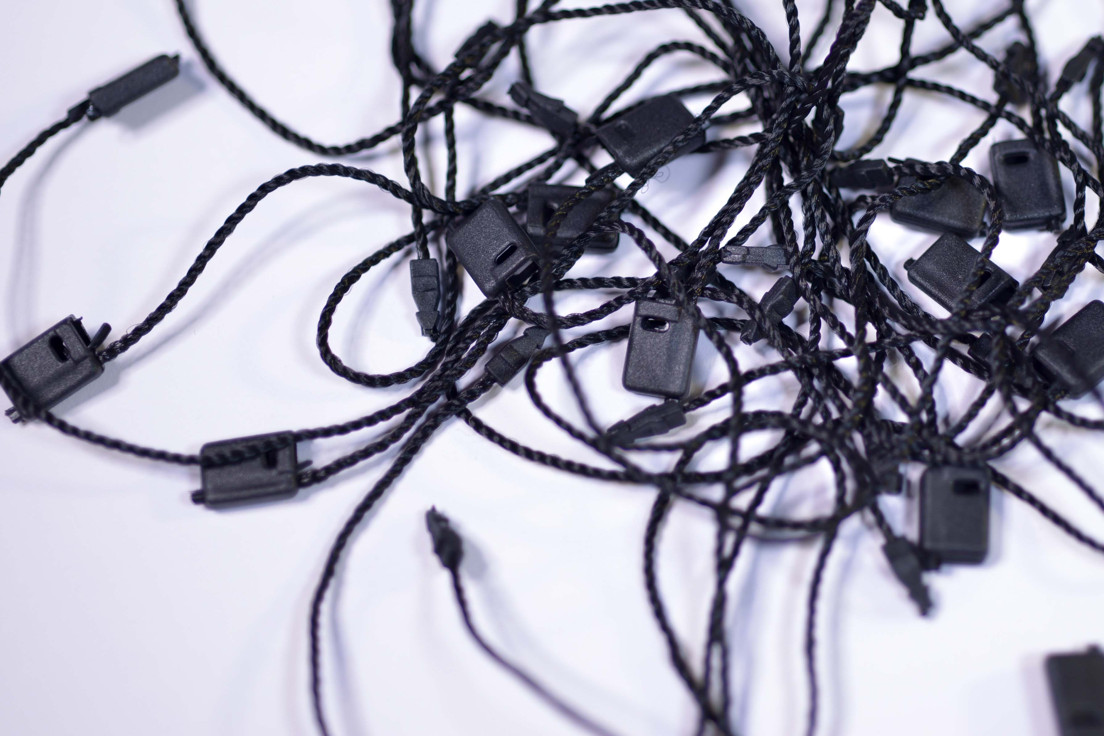 Lacets blancs pour étiquette à suspendre-smallabel