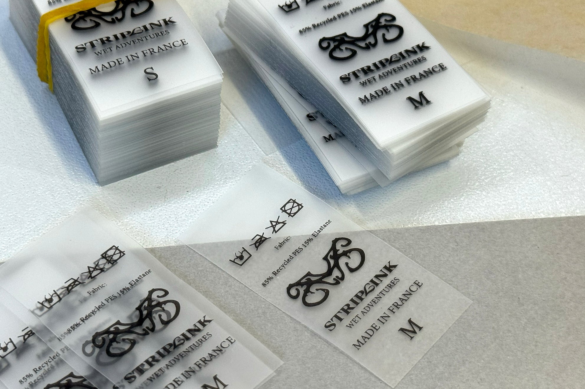 transparent clothing labels-Transparent Silicone labels-smallabel