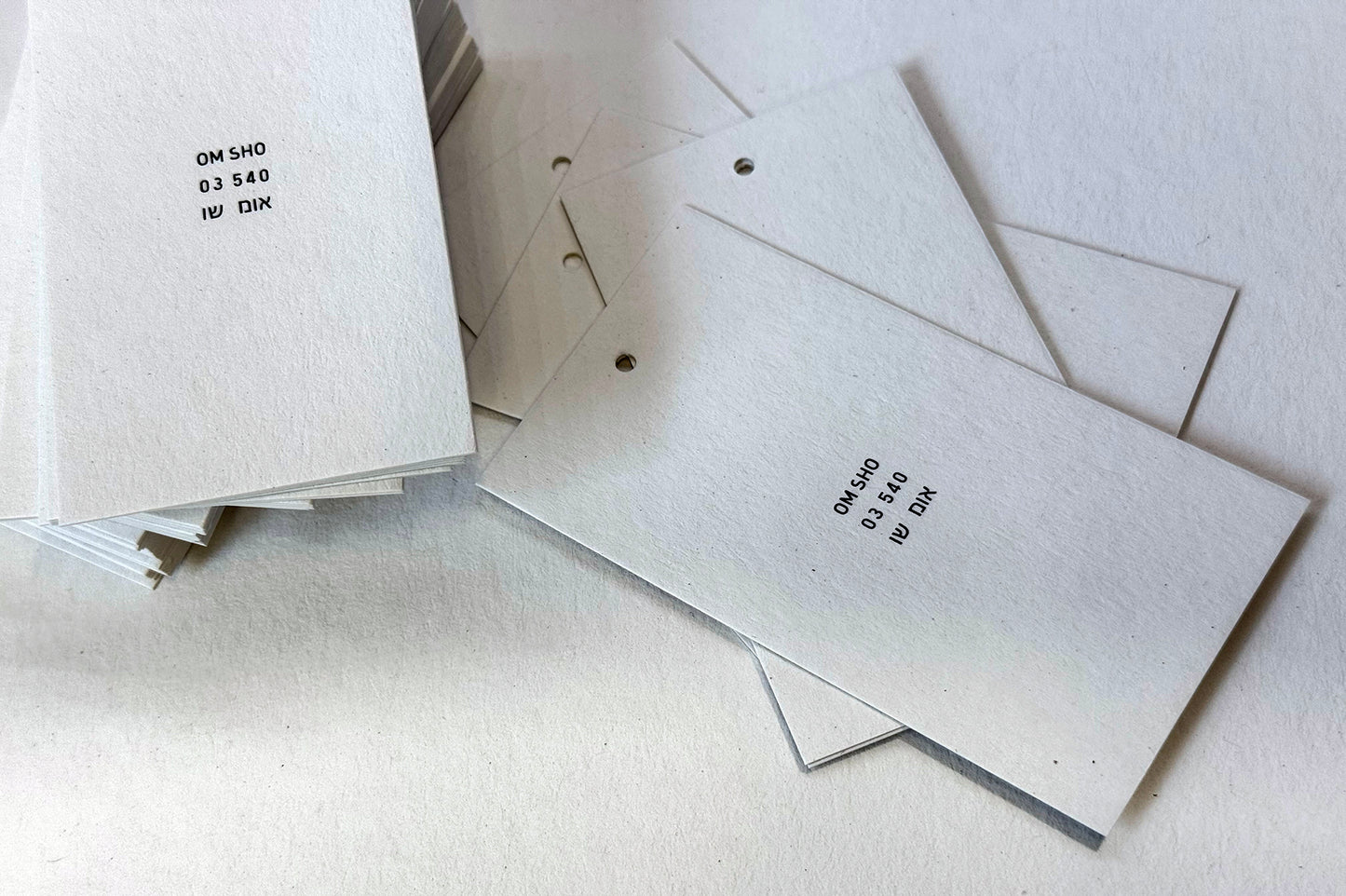 Natural White Hang Tag