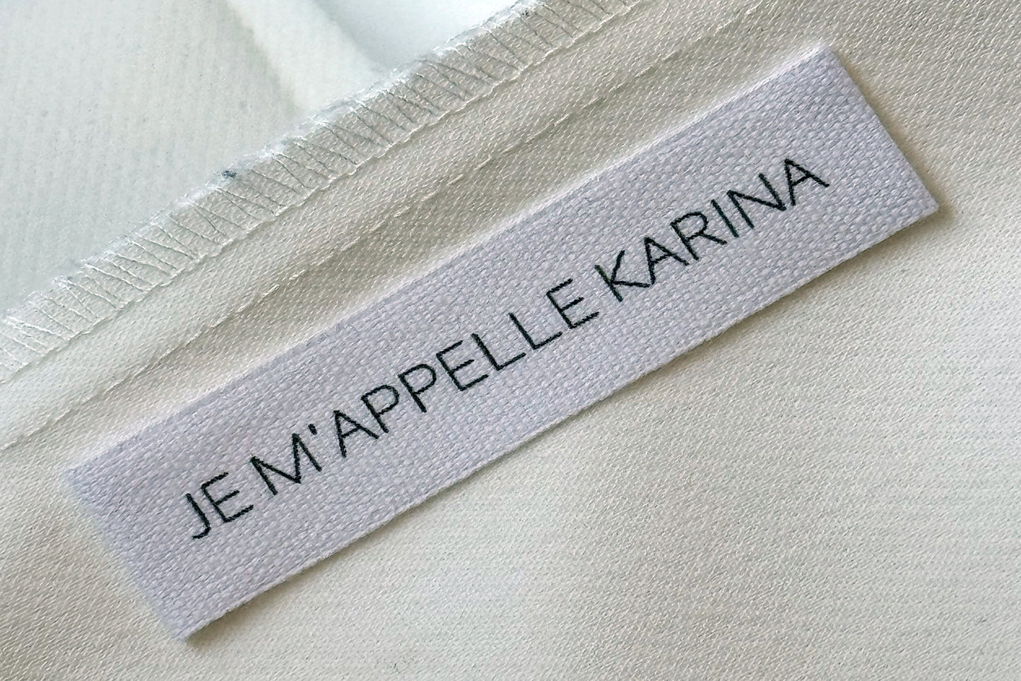 Cotton Labels – Black Print Only