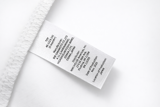 Custom Satin Care Labels