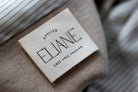 Custom natural cotton label printed with brand logo – Smallabel